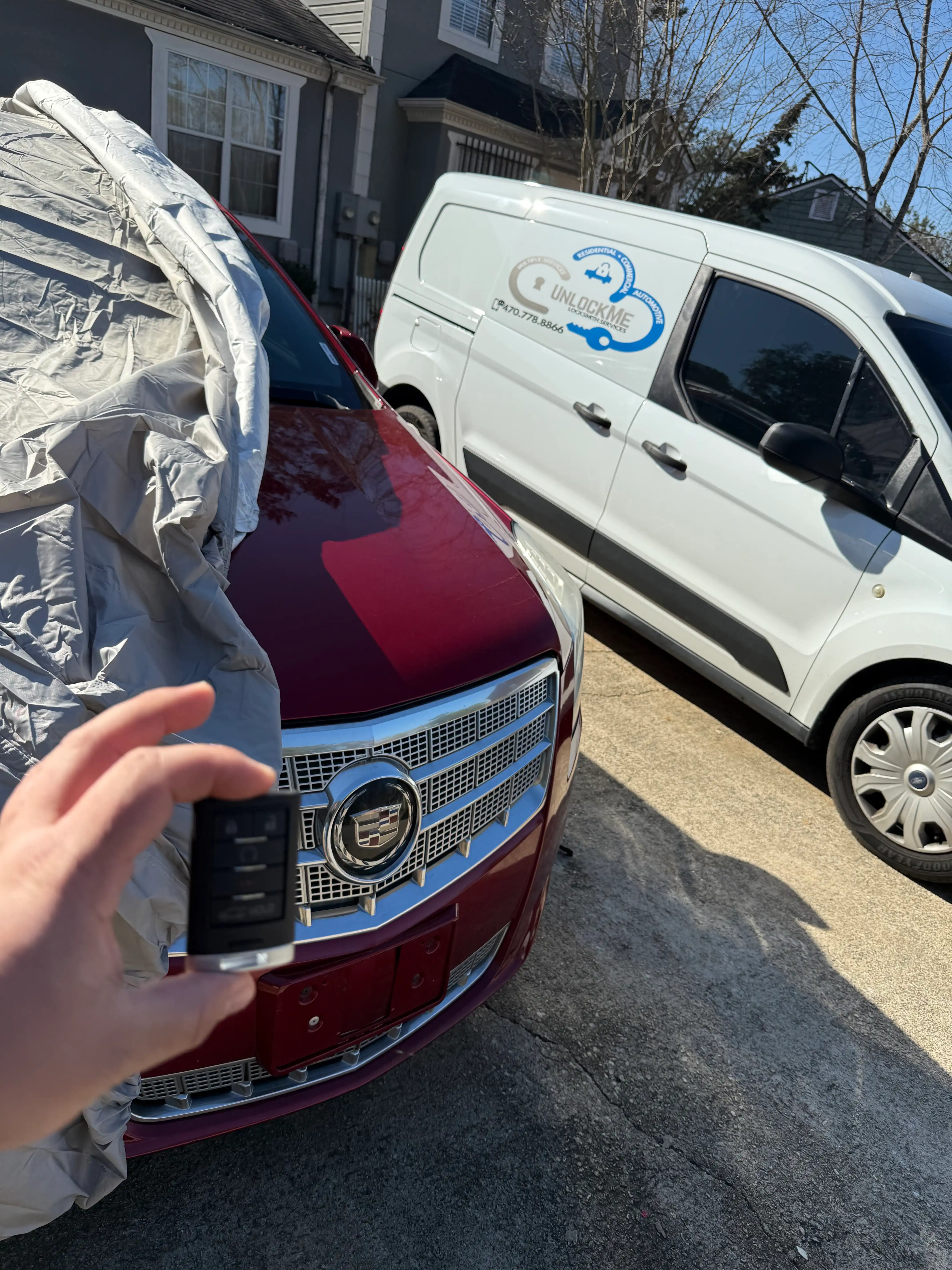 Key made for a Cadillac XTS 2014